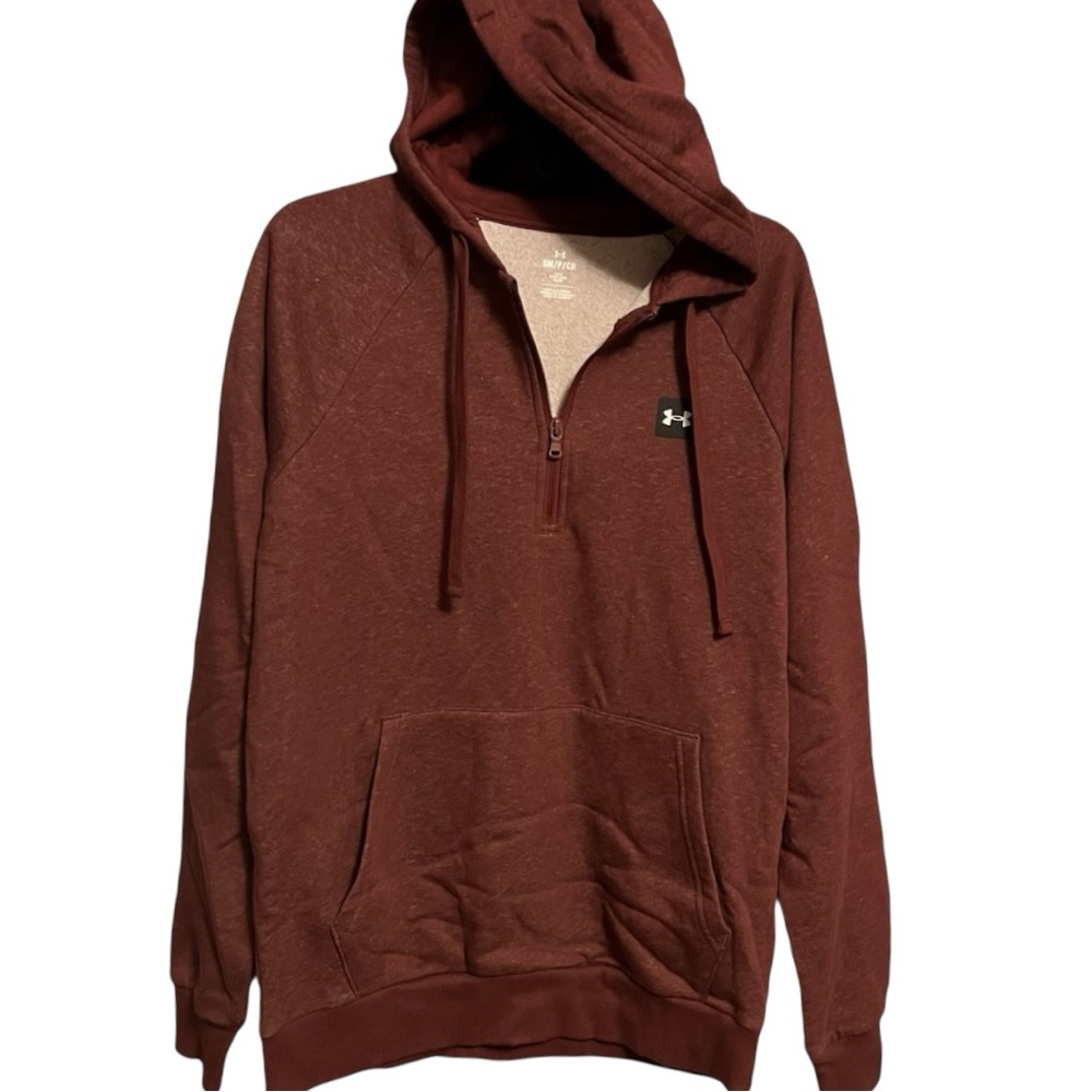 Mens Under Armour 1/2 Zip Sweatshirt Under Armour UA Rival Fleece Zip Up Hoodie